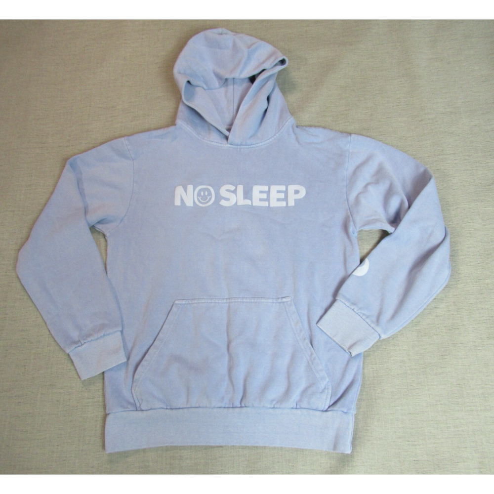 Colleen Ballinger Hoodie Womens Small Blue Sweatshirt No Sleep Funny Cozy Soft